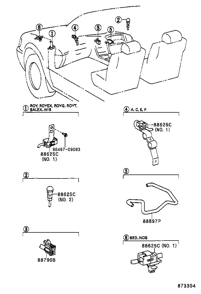 55902-30320 CONTROL SUB-ASSY, HEATER product image