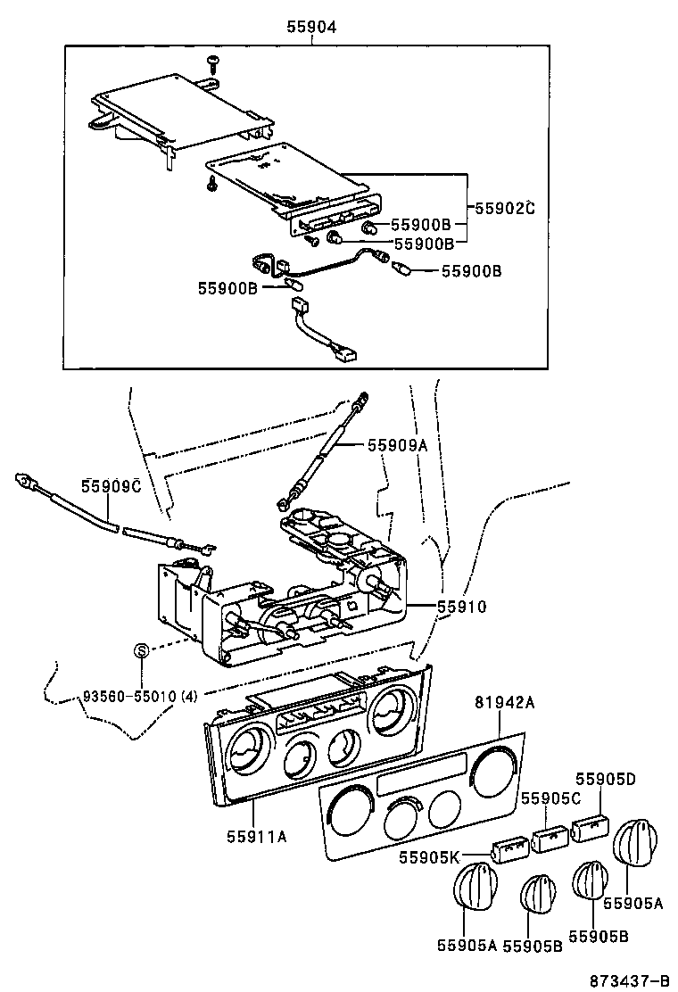 55846-AC030 DUCT, HEATER TO REGISTER, NO.4 product image