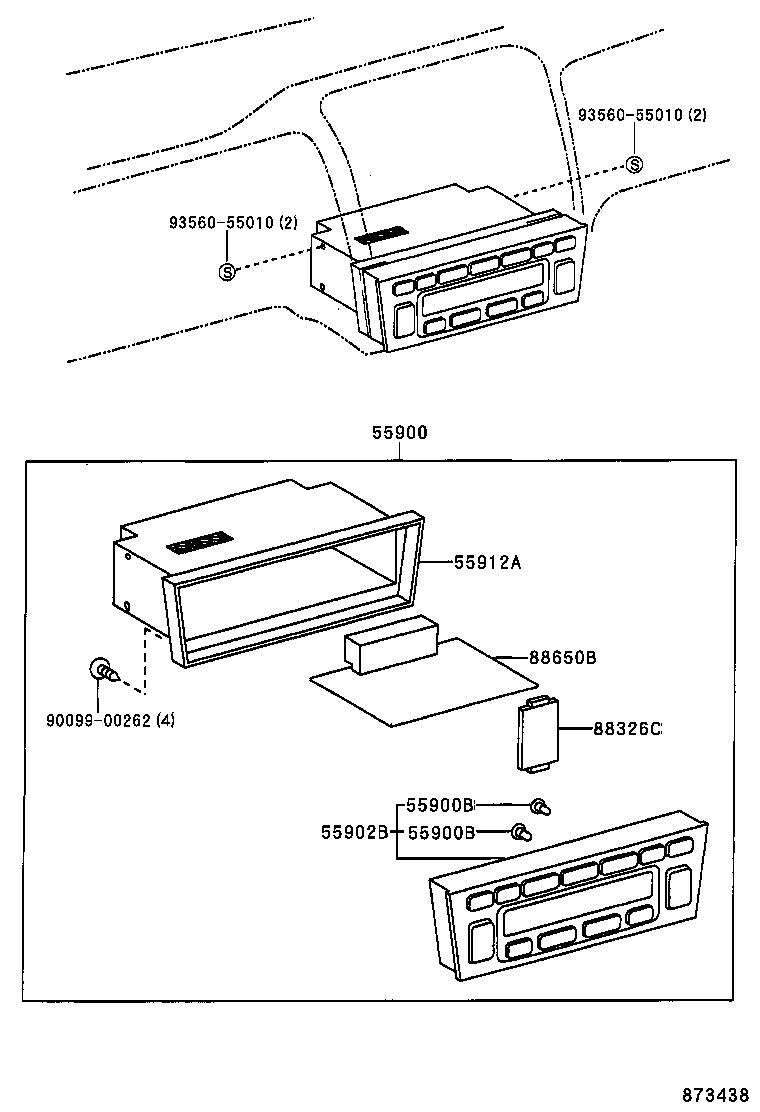 55846-AC040 DUCT, HEATER TO REGISTER, NO.4 product image