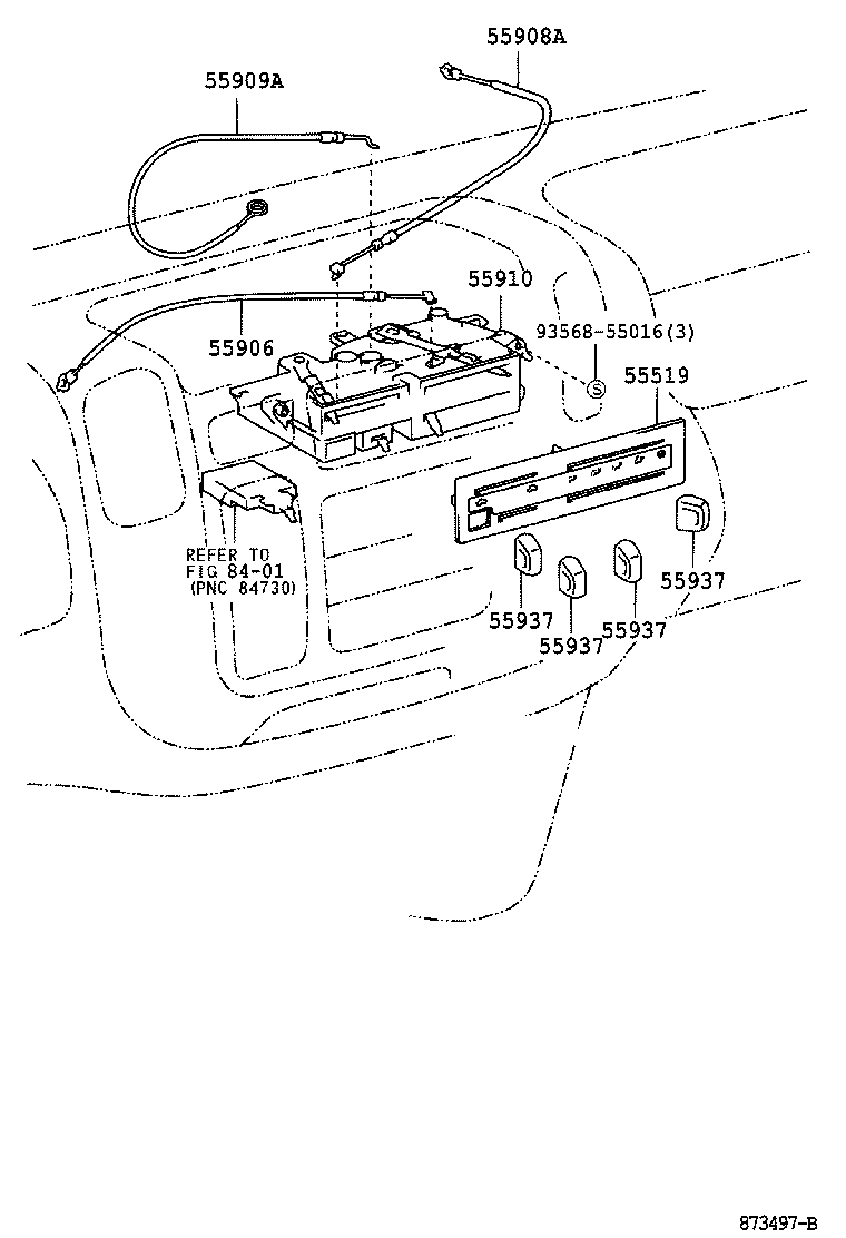 55905-35110 KNOB, HEATER CONTROL product image