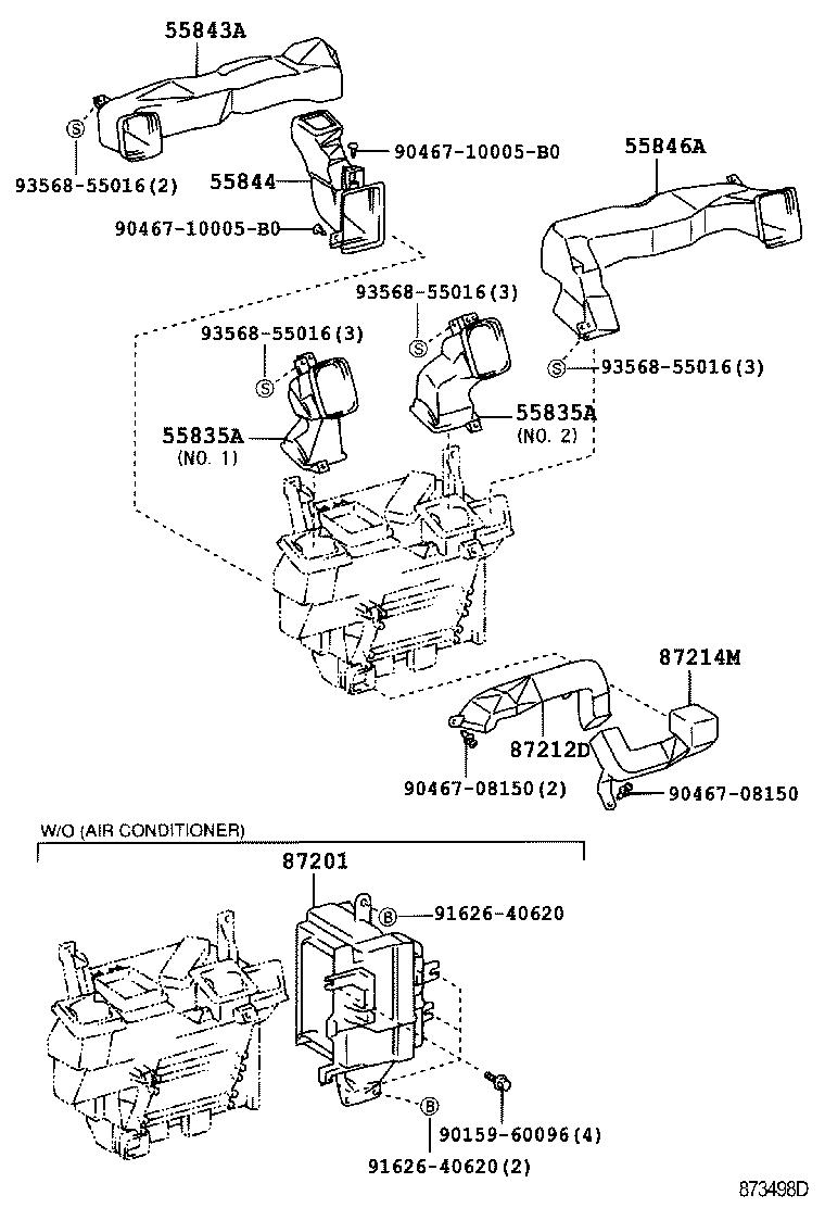55905-35110 KNOB, HEATER CONTROL product image