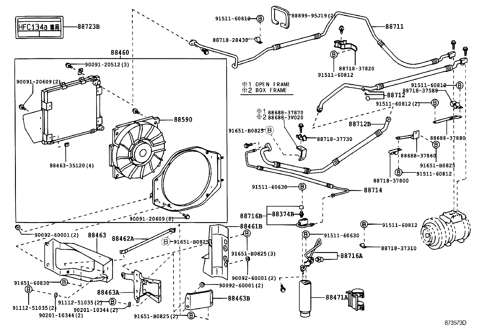 88460-37401 CONDENSER ASSY, COOLER product image