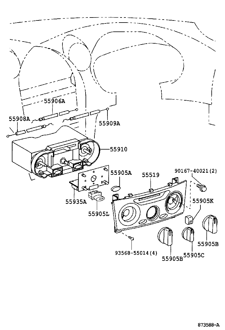 55843-20340 DUCT, HEATER TO REGISTER, NO.1 product image