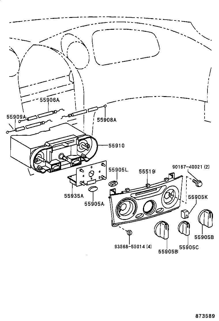 55843-20350 DUCT, HEATER TO REGISTER, NO.1 product image