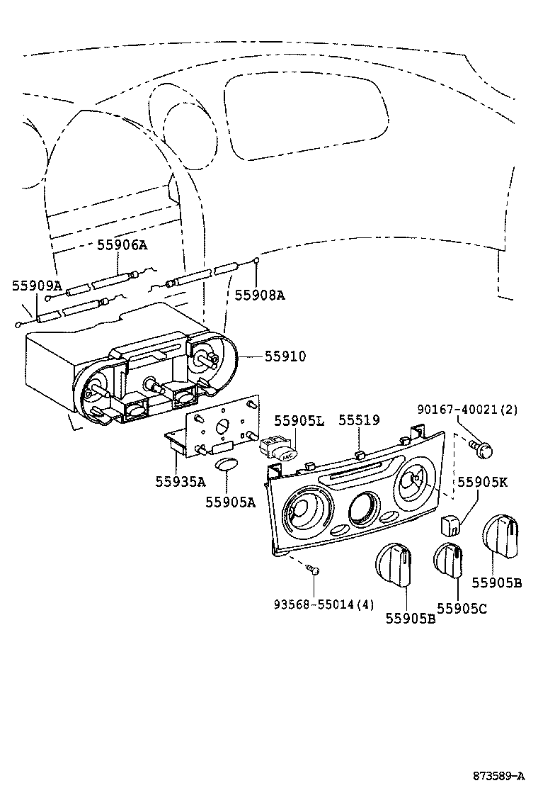 55843-20340 DUCT, HEATER TO REGISTER, NO.1 product image