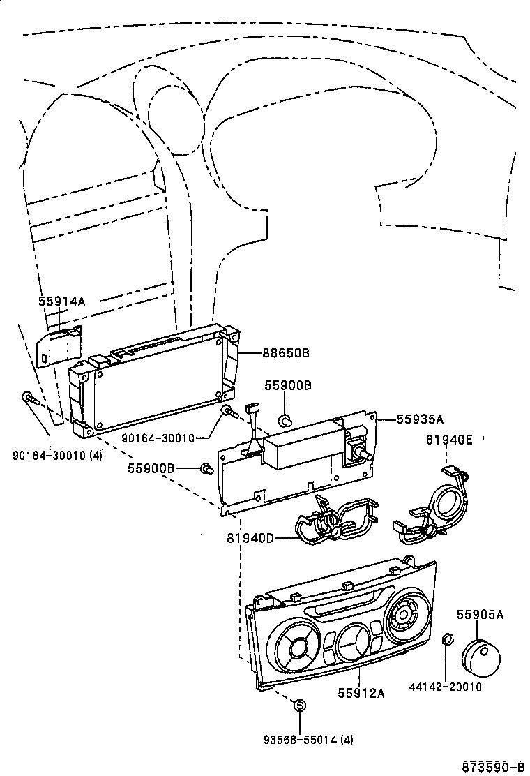 55843-20340 DUCT, HEATER TO REGISTER, NO.1 product image
