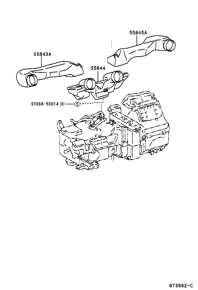 55910-52040 CONTROL ASSY, HEATER OR BOOST VENTILATOR product image