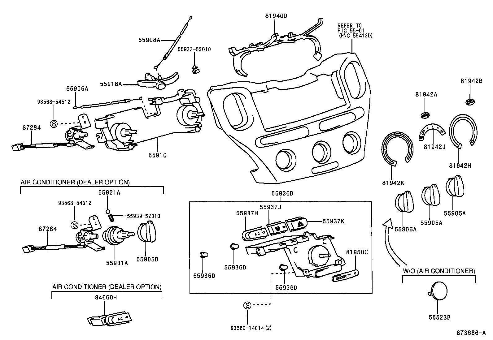 55845-52041 DUCT, HEATER TO REGISTER, NO.3 product image