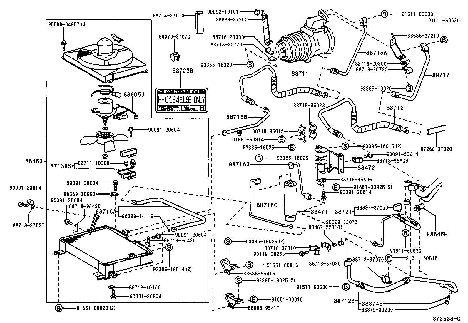 87104-37050 MOTOR ASSY, BLOWER (FOR CONDENSER) product image