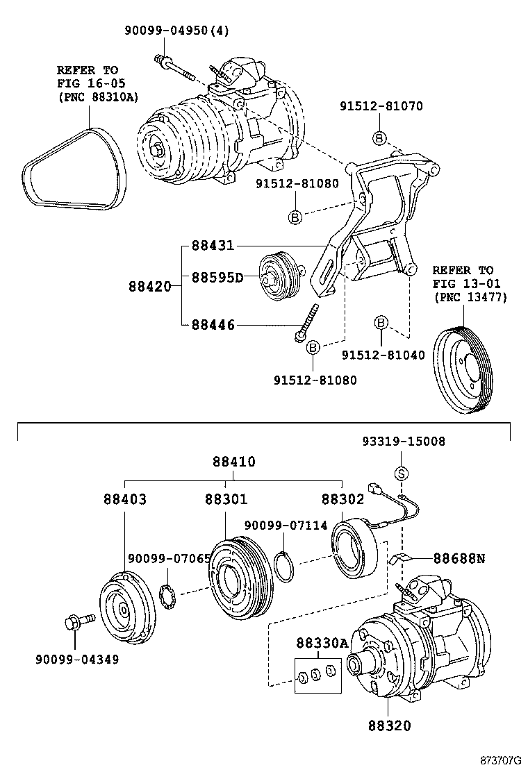 88320-0B010 COMPRESSOR ASSY, COOLER product image
