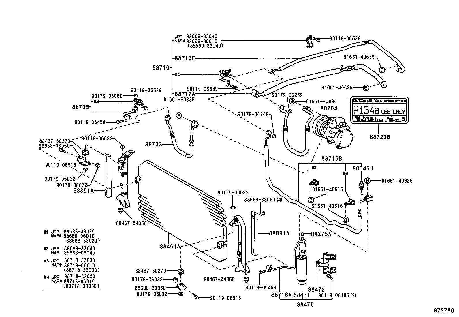 88460-33010 CONDENSER ASSY, COOLER product image