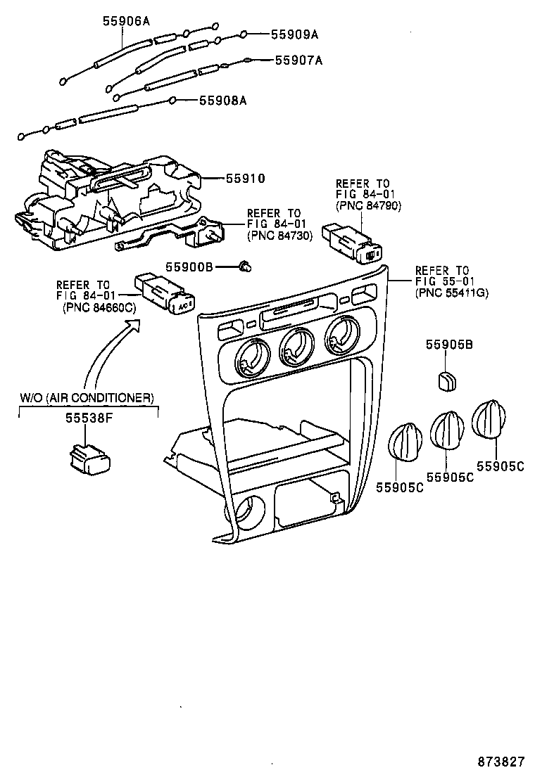 55846-02040 DUCT, HEATER TO REGISTER, NO.4 product image