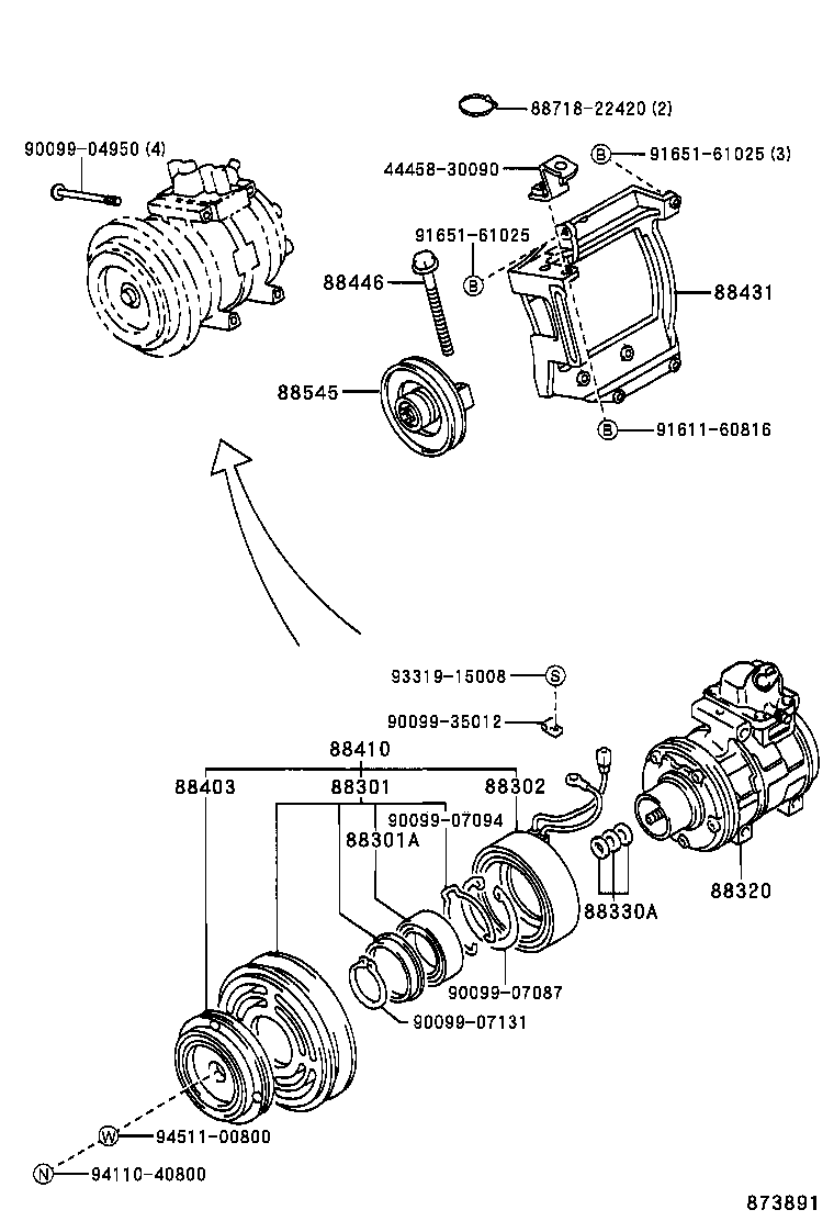 88320-3A030 COMPRESSOR ASSY, COOLER product image
