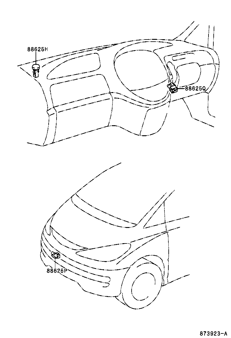 55911-28010 BASE, HEATER CONTROL product image