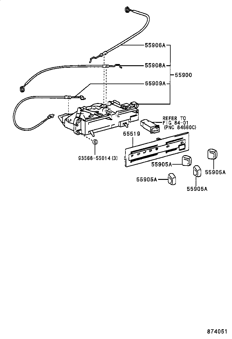 55844-0B020 DUCT SUB-ASSY, AIR, NO.1 product image