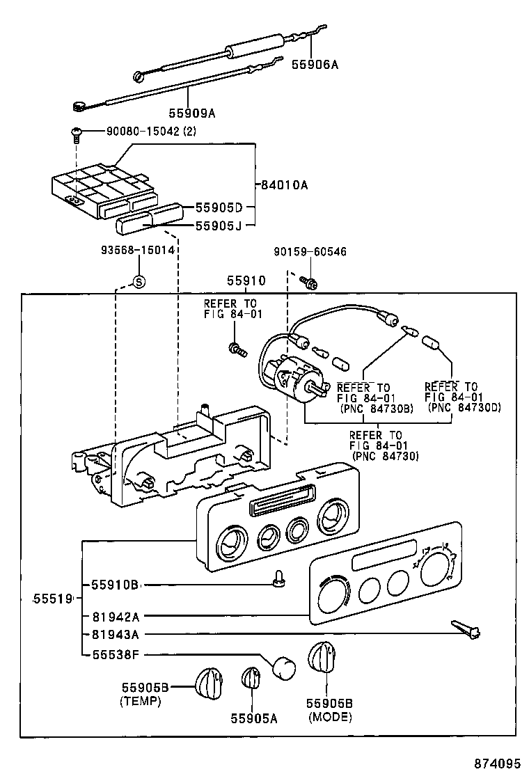 55843-02040 DUCT, HEATER TO REGISTER, NO.1 product image