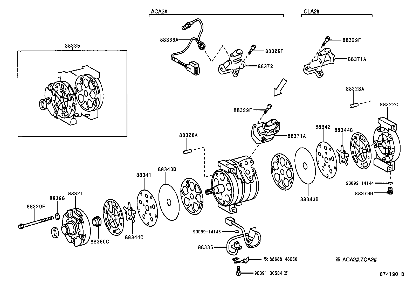 88320-42100 COMPRESSOR ASSY, COOLER product image