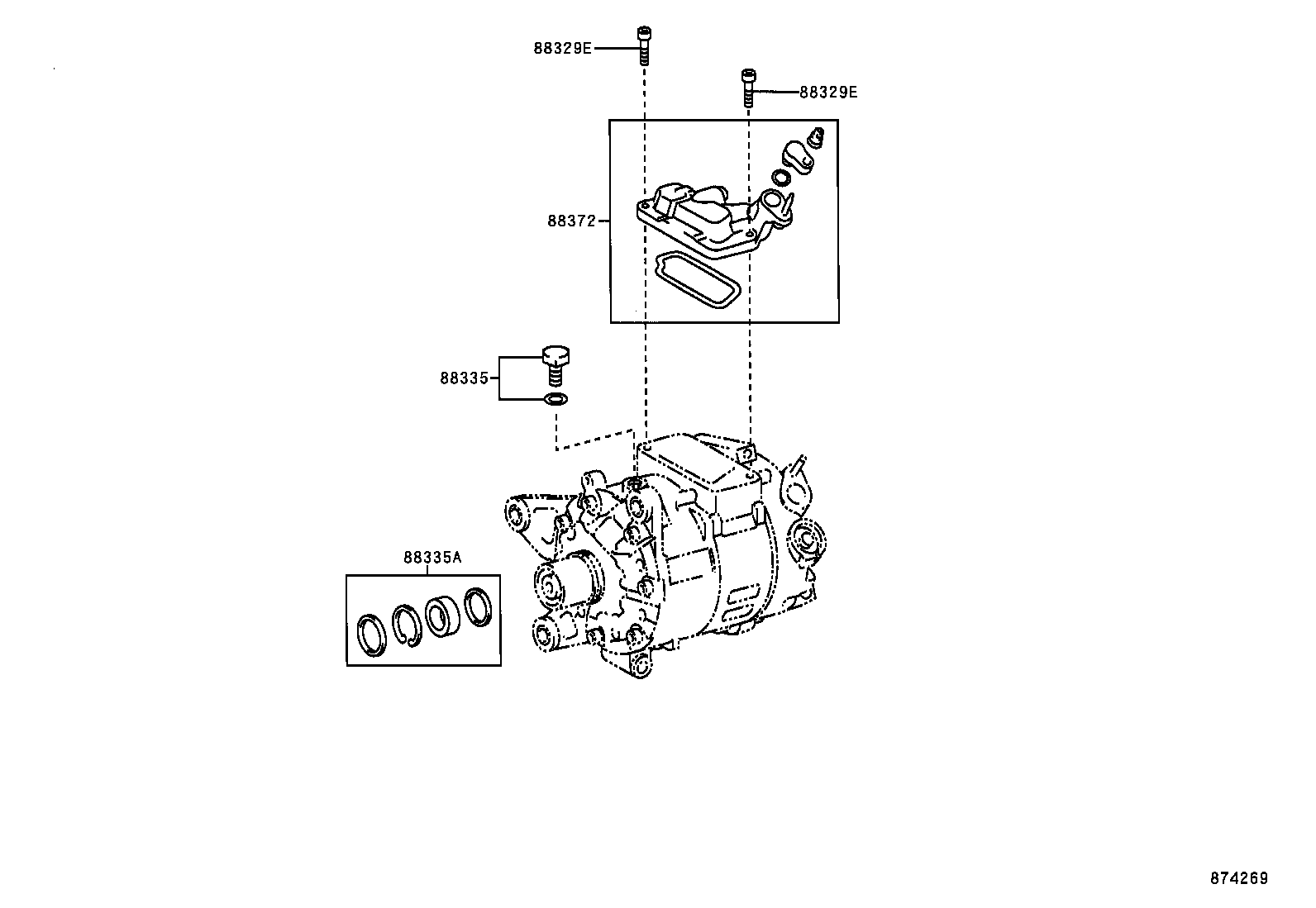 88403-2A010 HUB SUB-ASSY, MAGNET CLUTCH product image