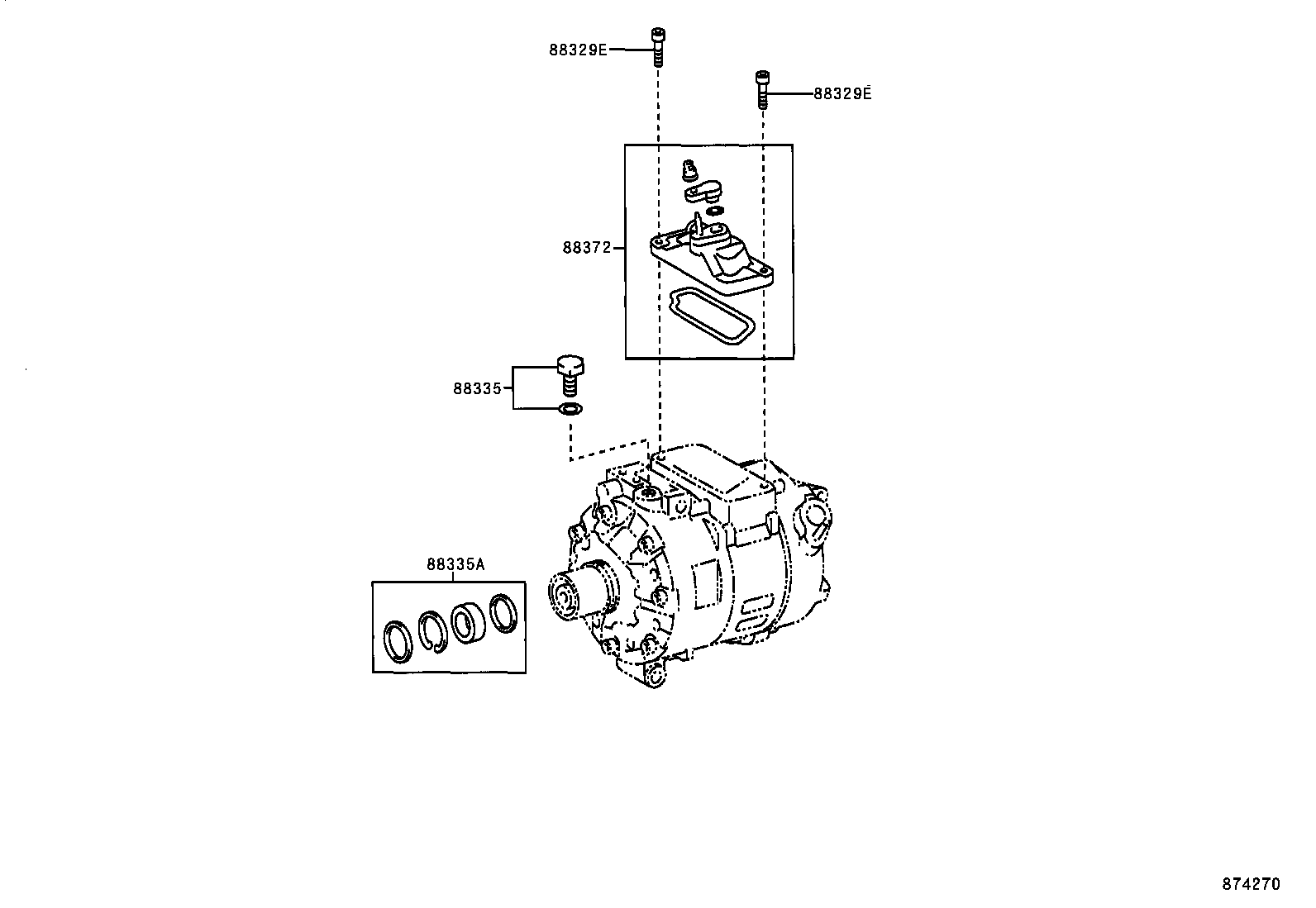 88403-2A010 HUB SUB-ASSY, MAGNET CLUTCH product image