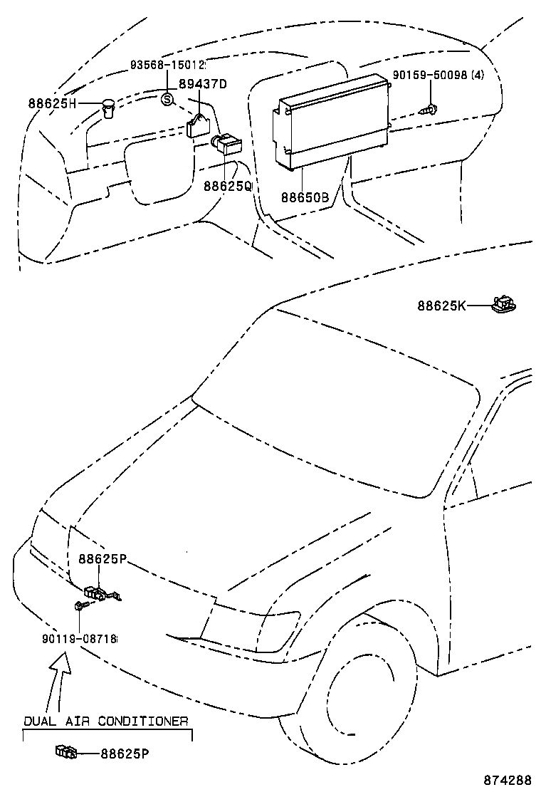 55844-60130 DUCT, HEATER TO REGISTER, NO.2 product image