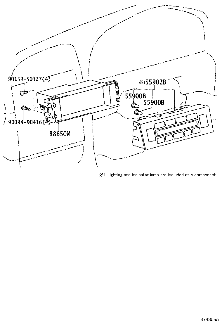 55843-30220 DUCT, HEATER TO REGISTER, NO.1 product image