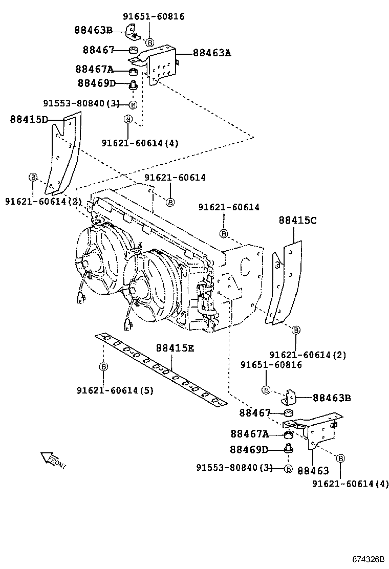 88340-36010 CONDENSER ASSY, COOLER product image