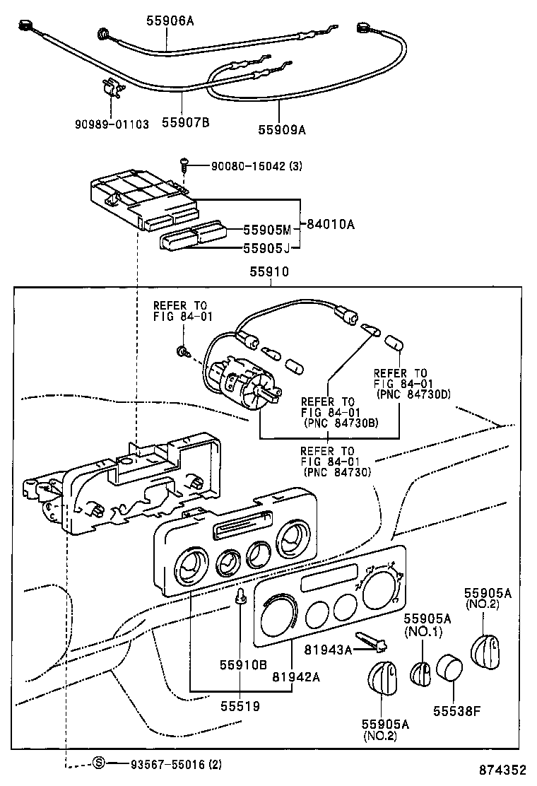 55843-08020 DUCT, HEATER TO REGISTER, NO.1 product image