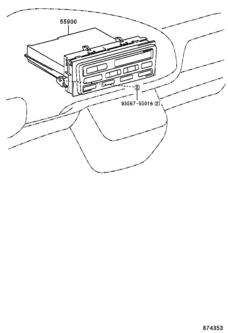 55843-08020 DUCT, HEATER TO REGISTER, NO.1 product image
