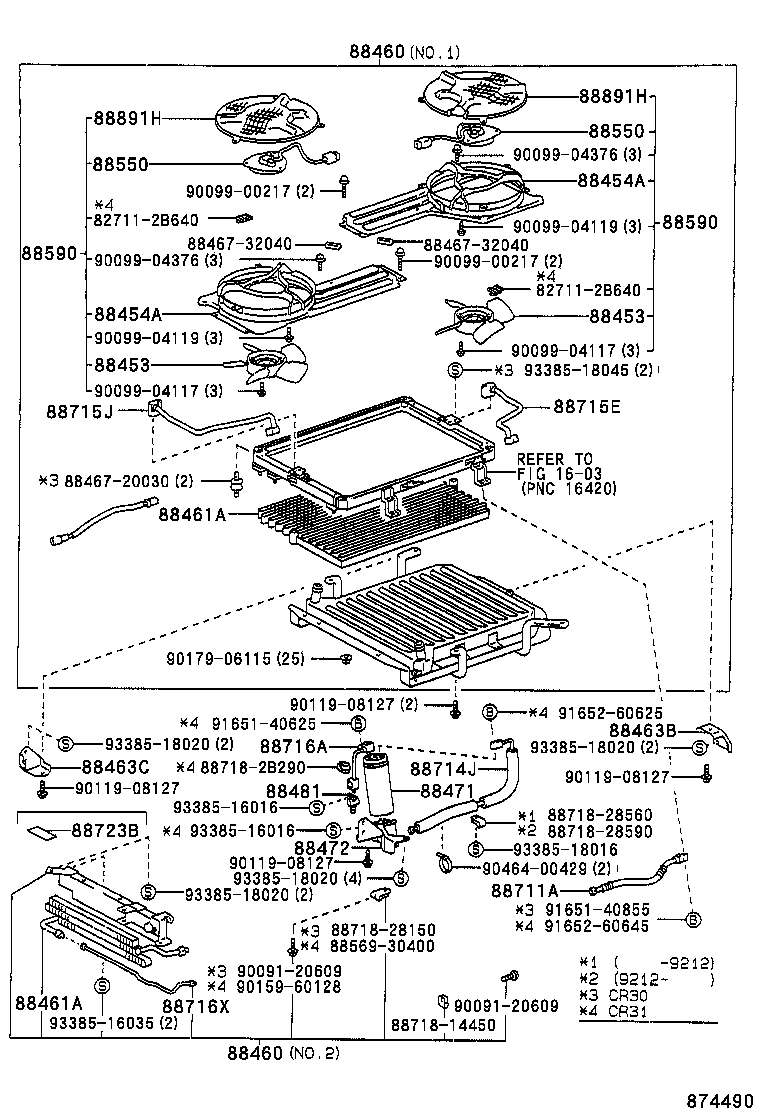 88550-28070 MOTOR ASSY, BLOWER (FOR CONDENSER) product image
