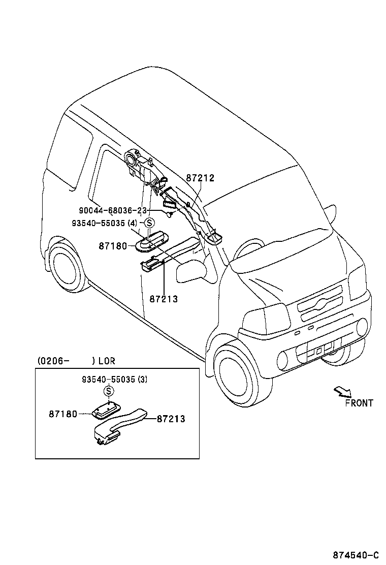 55905-97502 KNOB, HEATER CONTROL, NO.2 product image