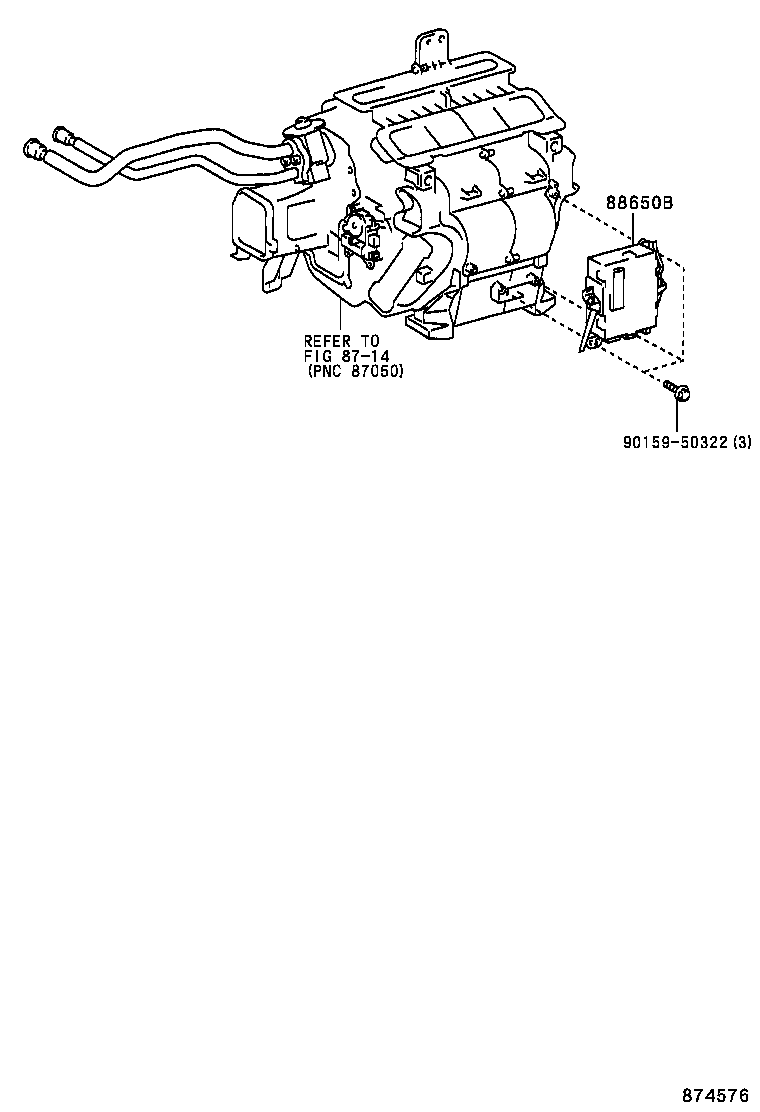 55846-48020 DUCT, HEATER TO REGISTER, NO.4 product image