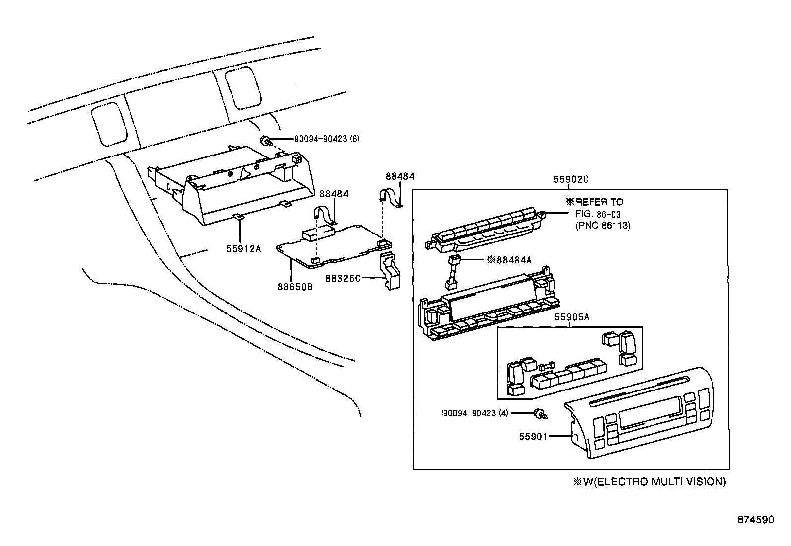 55843-24070 DUCT, HEATER TO REGISTER, NO.1 product image