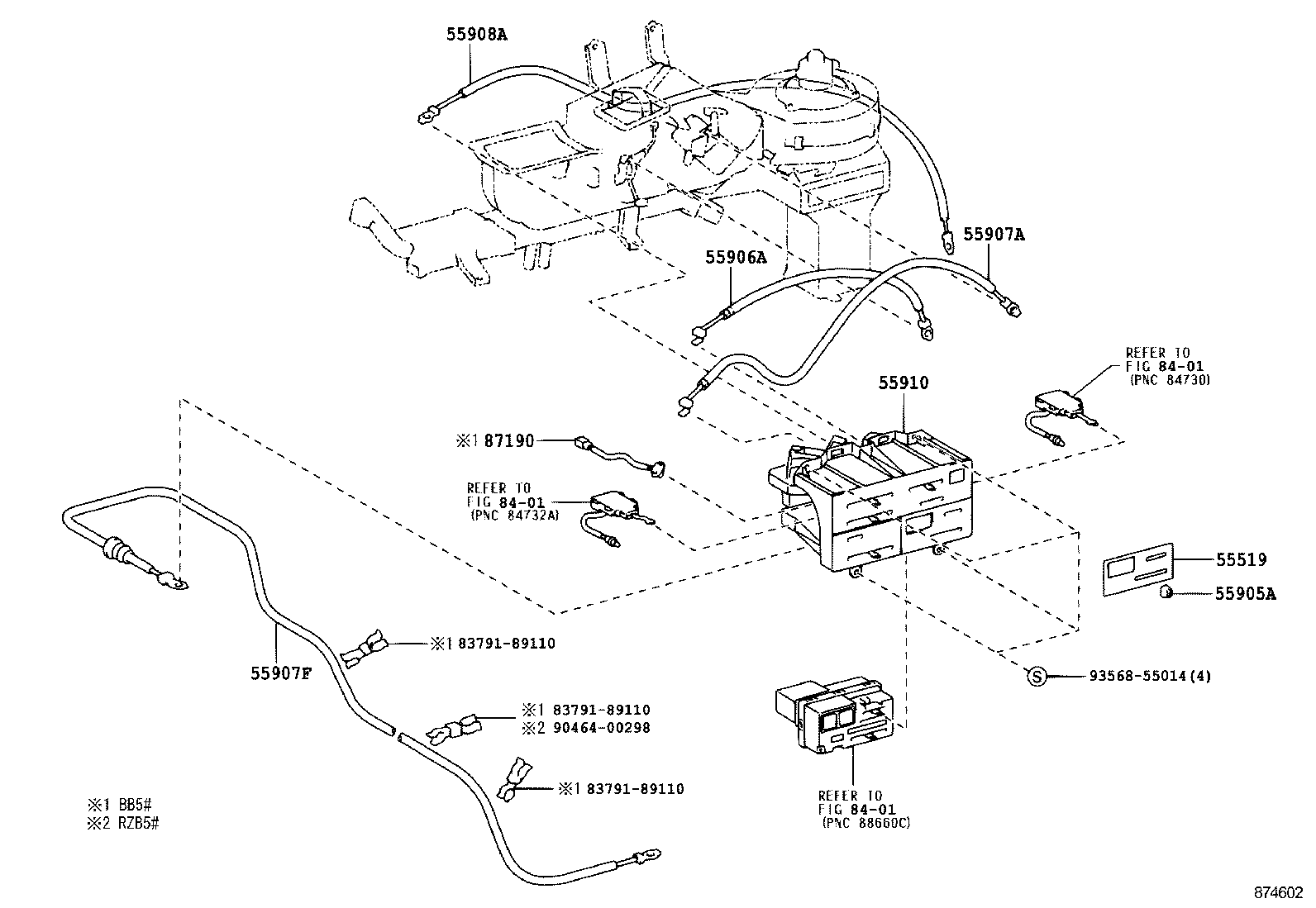 55845-0S010 DUCT, HEATER TO REGISTER, NO.3 product image