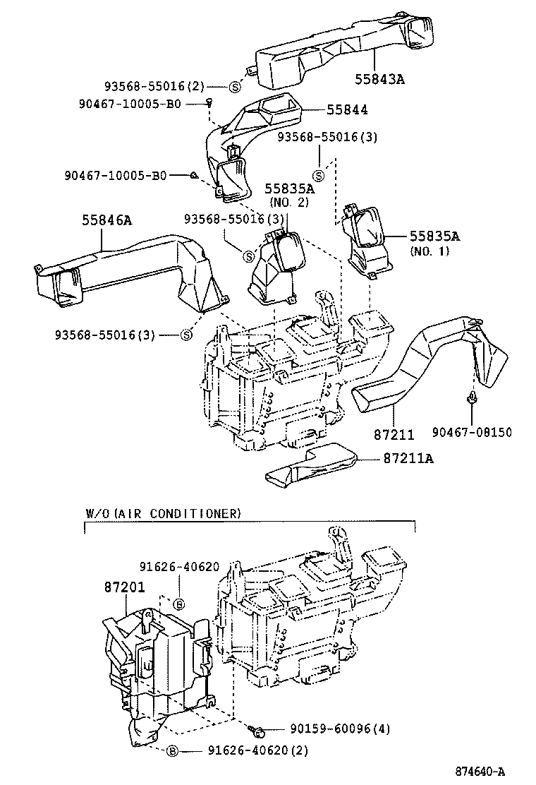 55905-35110 KNOB, HEATER CONTROL product image