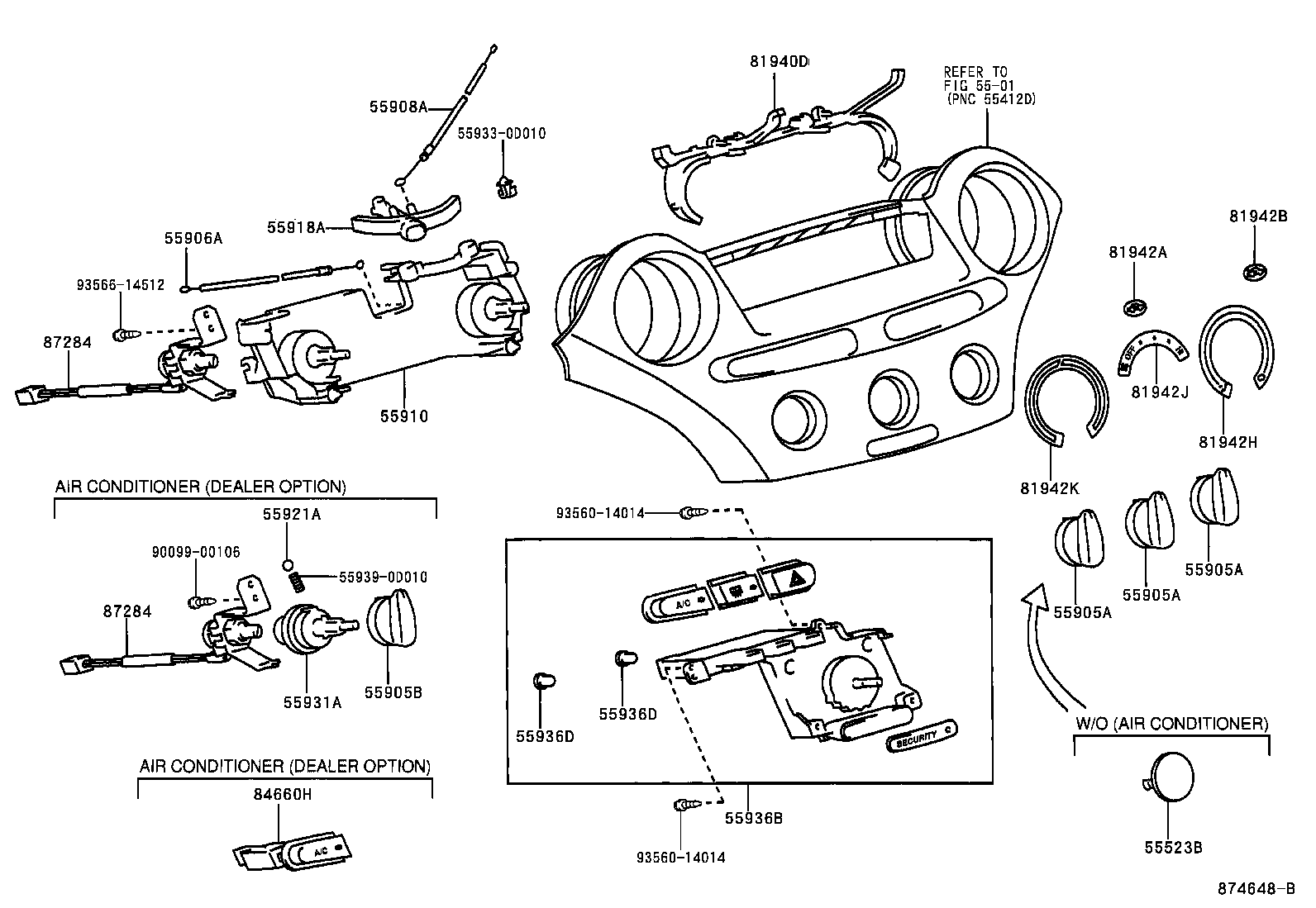 55843-0D010 DUCT, HEATER TO REGISTER, NO.1 product image