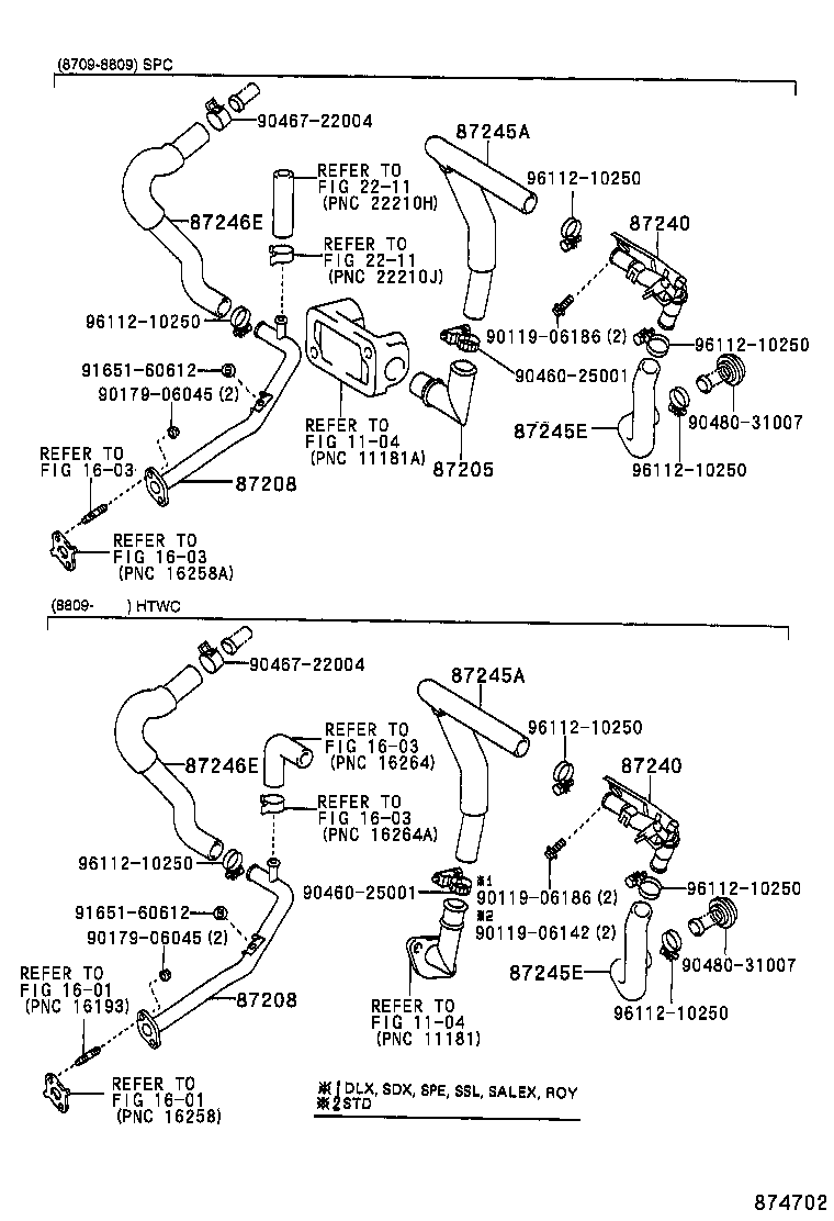 87245-3A320 HOSE, HEATER WATER, INLET A product image