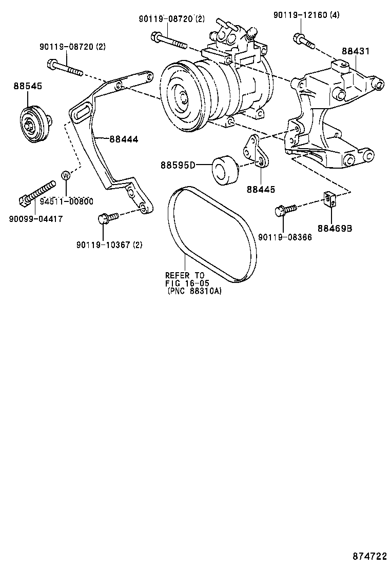 88320-30700 COMPRESSOR ASSY, COOLER product image