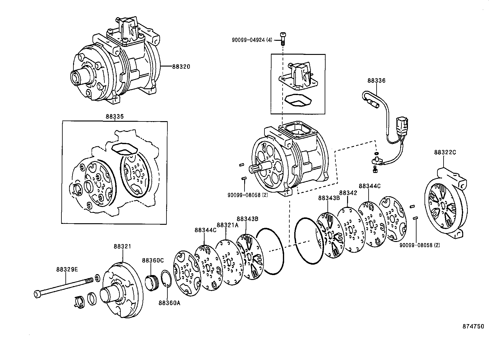 88320-02110 COMPRESSOR ASSY, COOLER product image