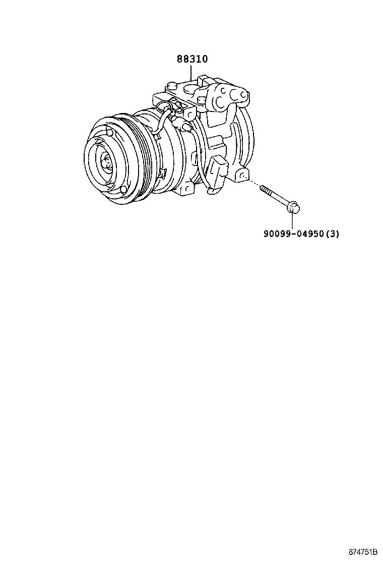 88320-02110 COMPRESSOR ASSY, COOLER product image