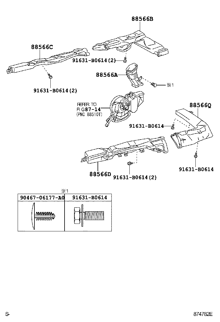 89437-44020 COVER, SENSOR product image