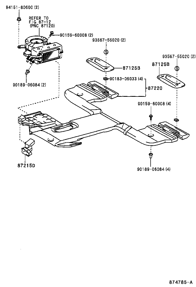 89437-44020 COVER, SENSOR product image