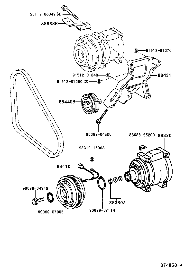 88320-25140 COMPRESSOR ASSY, COOLER product image