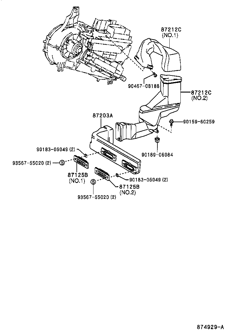 55902-28260 PANEL SUB-ASSY, AIR CONDITIONER product image