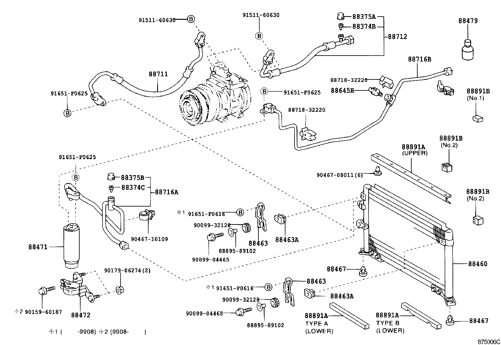 88460-35290 CONDENSER ASSY, COOLER product image