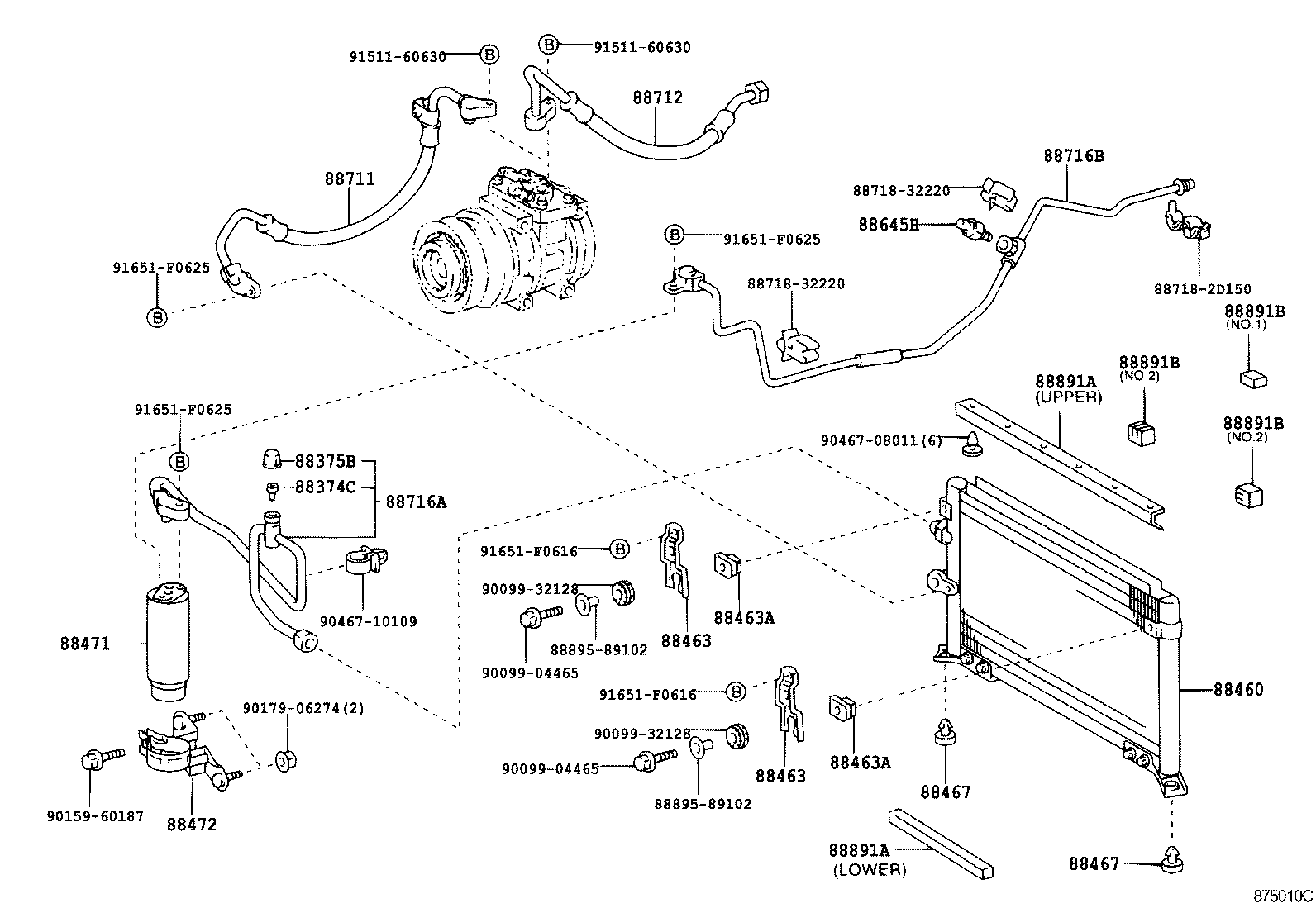 88460-35290 CONDENSER ASSY, COOLER product image