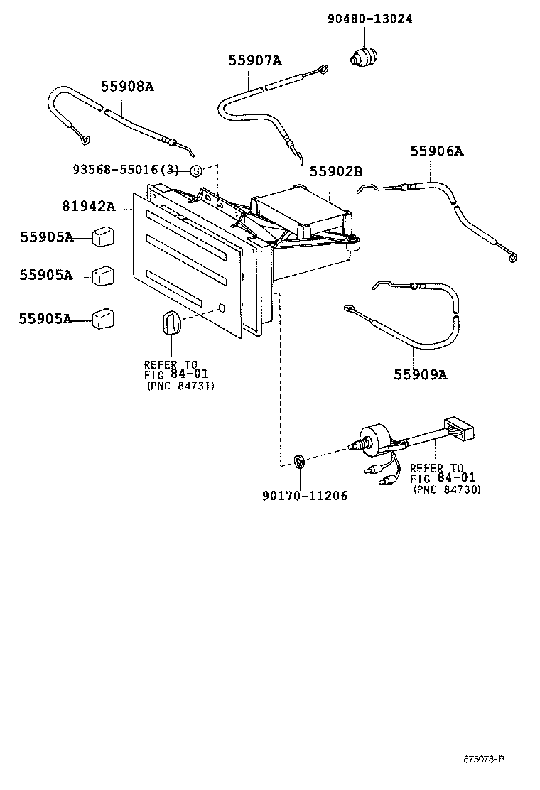 55846-43010 DUCT, HEATER TO REGISTER, NO.4 product image