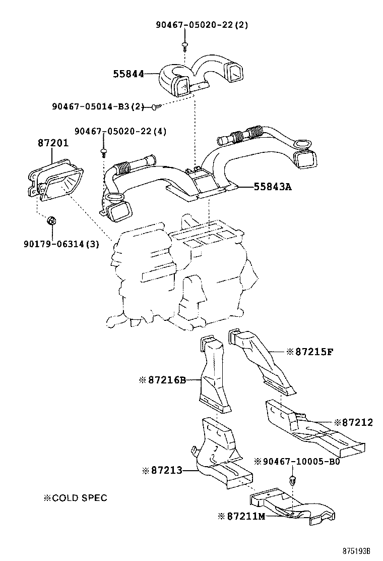 89437-12070 COVER, SENSOR product image