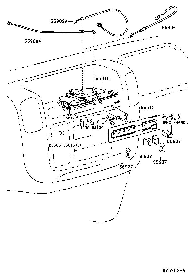 55846-37110 DUCT, HEATER TO REGISTER, NO.4 product image