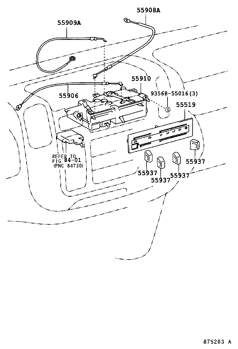 55846-37110 DUCT, HEATER TO REGISTER, NO.4 product image