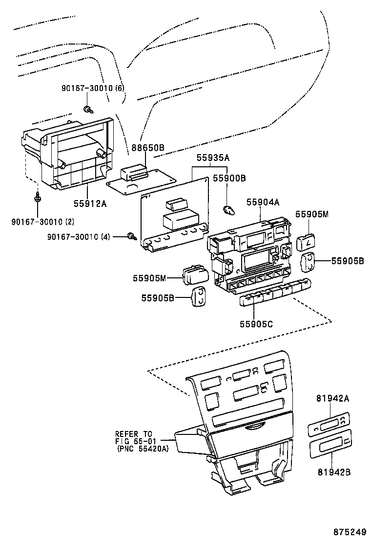 55843-02090 DUCT, HEATER TO REGISTER, NO.1 product image